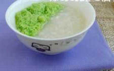 捲心菜蛋黃泥白米粥 捲心菜蛋黃泥白米粥