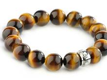 純天然黃虎眼石手鍊