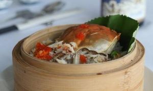 螃蟹蒸飯 螃蟹蒸飯