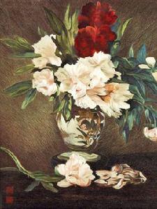 Peonies in a vase