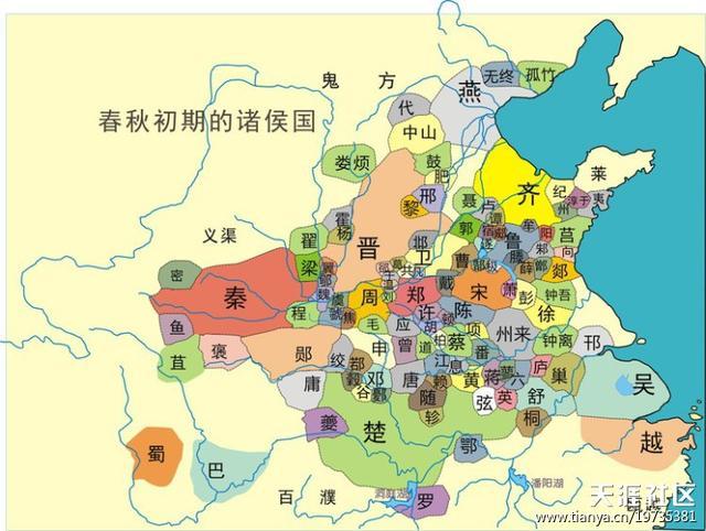 傳統霸主新興強國,春秋十大諸侯國有哪些?