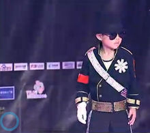 潘成豪在深圳賽區第四場海選中做表演嘉賓
