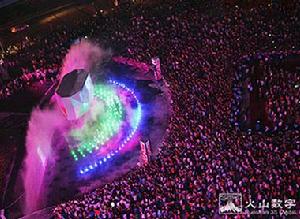 佛山萬科廣場水幕電影現場實拍