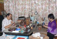 陸巧英和丈夫鹹仲英