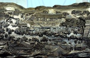 巨龍烏木清明上河圖