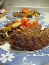 鮮橙蘑菇牛扒 鮮橙蘑菇牛扒