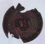 彩繪季札掛劍圖漆盤 彩繪季札掛劍圖漆盤