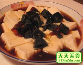 松花拌豆腐