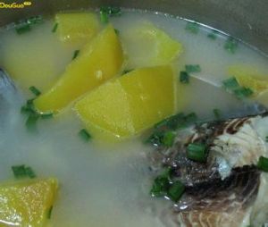 小塘菜滾鯇魚尾湯 小塘菜滾鯇魚尾湯