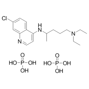 Chloroquine diphosphate 化學結構式
