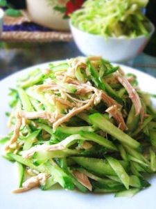 雞絲拌黃瓜 雞絲拌黃瓜