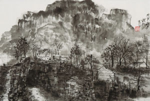 虞觀翔畫作 杭州湘湖畫院