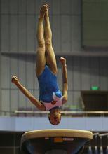 程菲獲北京奧運會女子跳馬季軍