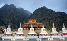 賀蘭山中的寺廟
