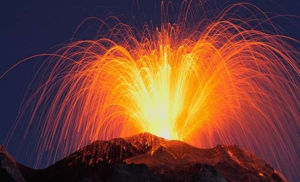 櫻島火山爆發