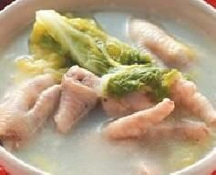 鳳爪大白菜湯 鳳爪大白菜湯