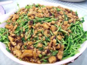 豆苗炒魚片 豆苗炒魚片