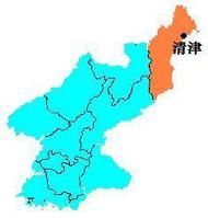 清津在朝鮮位置