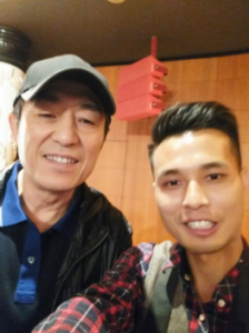 歐正進與張藝謀合影