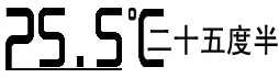 二十五度半 二十五度半