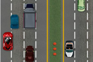 紅色車影 紅色車影