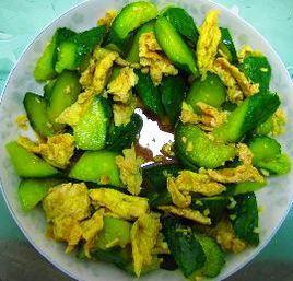 黃瓜拌雞蛋 黃瓜拌雞蛋