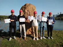 保護生態，清理孔目湖