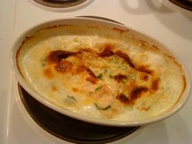 烤三文魚加奶油 烤三文魚加奶油