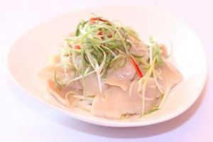 白灼象拔蚌 白灼象拔蚌