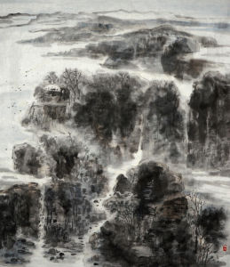 虞觀翔畫作 杭州湘湖畫院