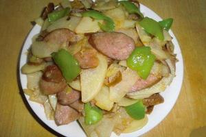 紅腸土豆片 紅腸土豆片