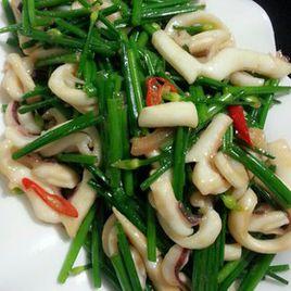 魷魚韭菜花 魷魚韭菜花