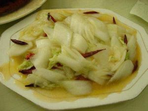 醋熘捲心菜 醋熘捲心菜