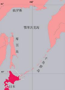日本北海道北部網走市毗鄰大海的能取岬