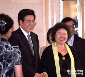 （圖）北京市長郭金龍在北京飯店會見高雄市長陳菊