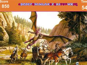 火龍找字母 火龍找字母