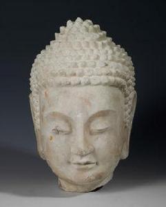 北齊釋迦頭像 北齊釋迦頭像