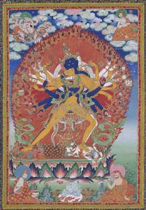 時輪王佛唐卡 時輪王佛唐卡