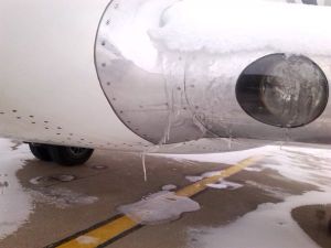 飛機積冰