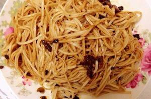 蔥香肉末面 蔥香肉末面