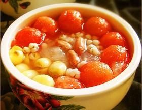 蓮子薏米木耳西瓜冰粥 蓮子薏米木耳西瓜冰粥