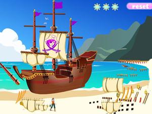搭建海盜船 搭建海盜船