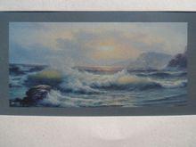 9、巨幅油畫《大海》