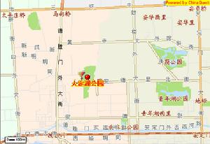 北京人定湖公園 北京人定湖公園