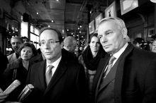 讓-馬克&middot;埃羅（右）與奧朗德