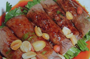 四川風味醬配大刀牛肉卷 四川風味醬配大刀牛肉卷