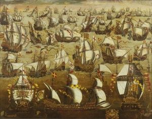 （圖）1588年,無敵艦隊離開費羅爾