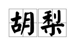 胡梨 胡梨