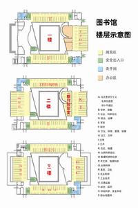 圖書館樓層示意圖