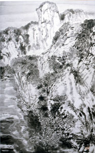 雁盪_水墨風景_張志中2010年作品